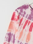 Switch Tie Dye Relaxed Sweatshirt, Candy Mix product photo View 04 S