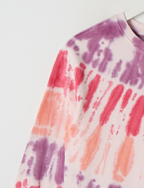Switch Tie Dye Relaxed Sweatshirt, Candy Mix product photo View 04 L