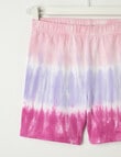 Switch Tie Dye Bike Short, Pink product photo View 02 S