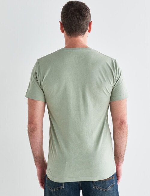 Chisel Ultimate Crew Tee, Sage product photo View 02 L