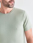 Chisel Ultimate Crew Tee, Sage product photo View 04 S