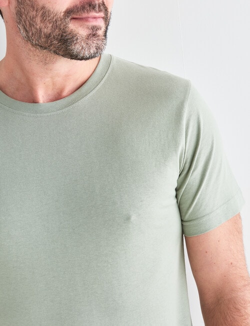 Chisel Ultimate Crew Tee, Sage product photo View 04 L