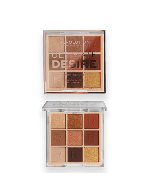 Makeup Revolution Ultimate Desire Shadow Palette, Into the Bronze product photo View 04 L