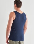 Chisel Ultimate Singlet, Navy product photo View 02 S