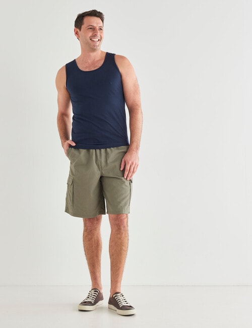 Chisel Ultimate Singlet, Navy product photo View 03 L