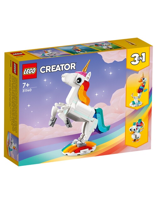LEGO Creator 3-in-1 Magical Unicorn, 31140 product photo View 02 L