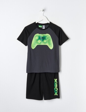 Licensed Xbox Contour PJ Set, Charcoal & Black, 8-16 product photo