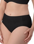Triumph Lacy Minimiser Maxi Brief, Black product photo View 03 S