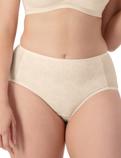 Triumph Lacy Minimiser Maxi Brief, Beige product photo
