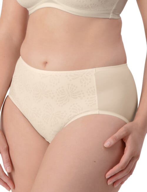 Triumph Lacy Minimiser Maxi Brief, Beige product photo View 03 L