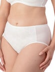 Triumph Lacy Minimiser Maxi Brief, White, 10-20 product photo View 03 S