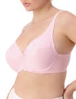 Triumph Embroidered Minimiser Bra, 2-Pack, Pink & Chocolate, D-G product photo View 03 S