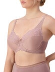 Triumph Embroidered Minimiser Bra, 2-Pack, Pink & Chocolate, D-G product photo View 06 S