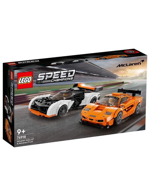 LEGO Speed Champions McLaren Solus Gt & McLaren F1 Lm, 76918 product photo View 02 L