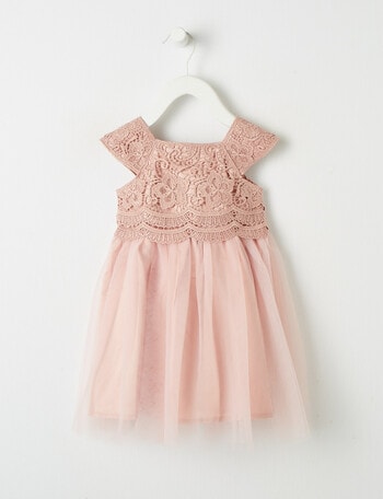 Teeny Weeny All Dressed Up Mia Dress, Blush product photo
