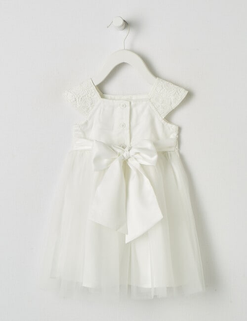 Teeny Weeny All Dressed Up Mia Dress, Ivory product photo View 02 L