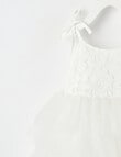 Teeny Weeny All Dressed Up Louise Dress, Ivory product photo View 02 S