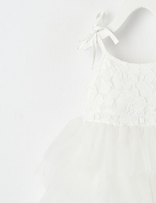 Teeny Weeny All Dressed Up Louise Dress, Ivory product photo View 02 L