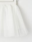 Teeny Weeny All Dressed Up Tutu Skirt, Ivory product photo View 02 S