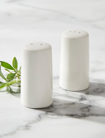 Alex Liddy Modern Salt & Pepper Shaker Set, White product photo