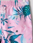 No Issue Orient Tropic Volly Short, Pink product photo View 02 S