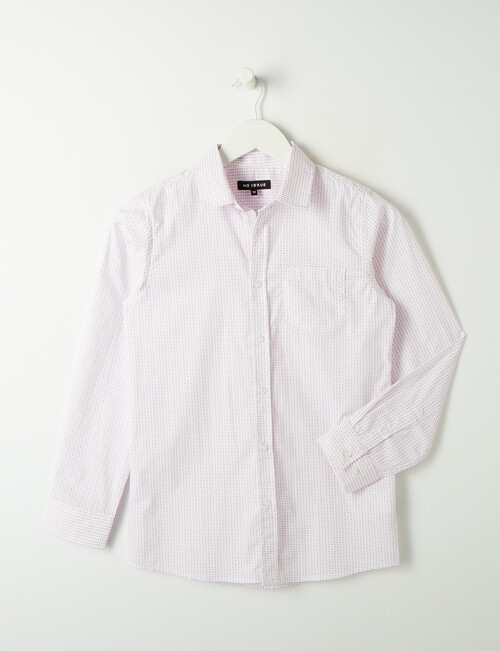 No Issue Geometric Long Sleeve Shirt, Pink product photo