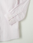 No Issue Geometric Long Sleeve Shirt, Pink product photo View 04 S