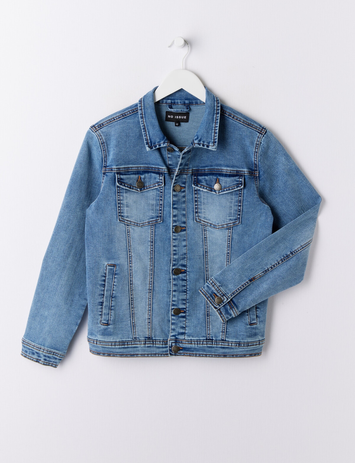 Buy online Blue Solid Denim Jacket from shrugs & Jackets for Women by  V-mart for ₹939 at 15% off | 2024 Limeroad.com
