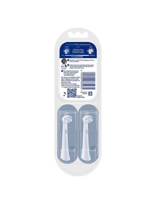 Oral B IO Ultimate Cleaning 2-Pack Refills - White, CW-2 product photo View 03 L