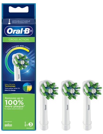 Oral B Cross Action Refills, 3-Pack, EB50-3 product photo
