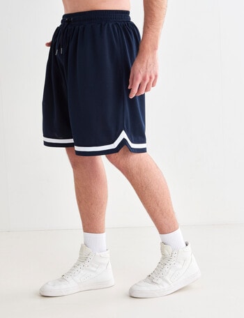 Tarnish Basketball Shorts, Navy product photo