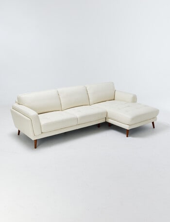 LUCA Furniture Hendrix Leather 2.5 Seater with Right Hand Chaise product photo