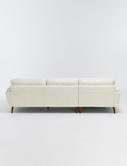 LUCA Furniture Hendrix Leather 2.5 Seater with Right Hand Chaise product photo View 03 L