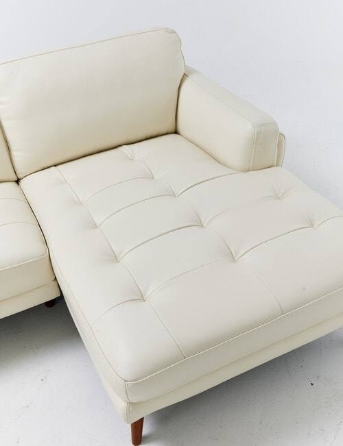 LUCA Furniture Hendrix Leather 2.5 Seater with Right Hand Chaise product photo View 04 L