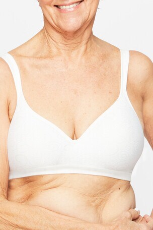 Playtex Comfort Revolution T-Shirt Bra, Swirl White, A-D product photo