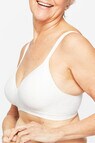 Playtex Comfort Revolution T-Shirt Bra, Swirl White, A-D product photo View 02 S