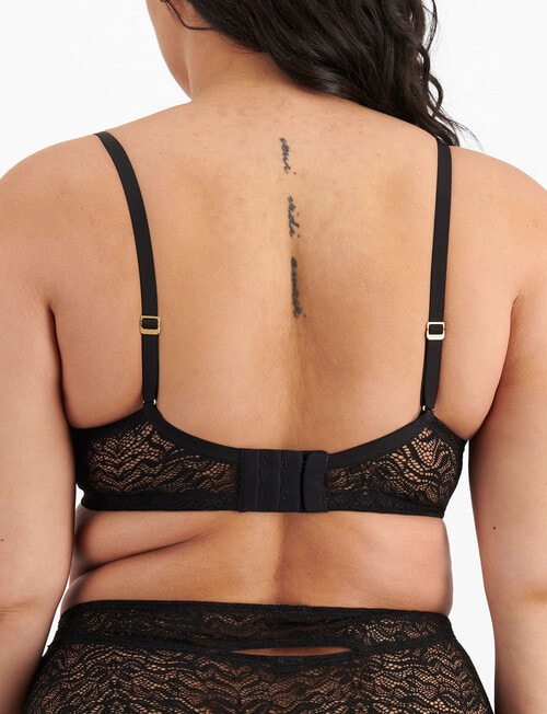 Berlei Because Lace Lightweight Bra, Black, B-F product photo View 03 L