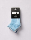 Simon De Winter Rib Sock, 3-Pack, Blue product photo View 02 S