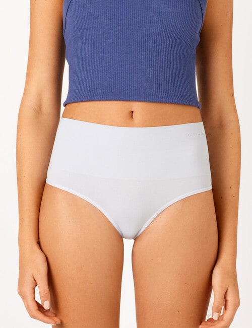 Ambra Seamless Soothies G-String Brief, 2-Pack, Desert & Blue, 8-18 product photo View 02 L