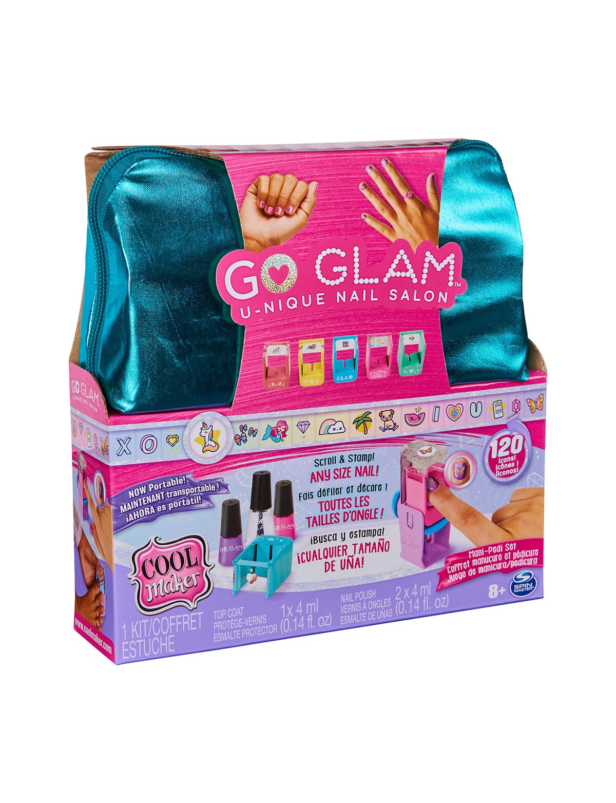 Cool Maker, GO GLAM Nail Stamper, Nail Studio, $20 Retail - New