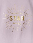 Sleep Mode Made Of Star Dust PJ Set, Lilac, 2-8 product photo View 04 S