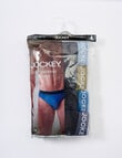 Jockey Cotton Brief, 4-Pack, Black product photo