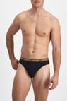 Jockey Cotton Brief, 4-Pack, Black product photo View 02 S