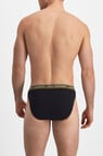 Jockey Cotton Brief, 4-Pack, Black product photo View 05 S