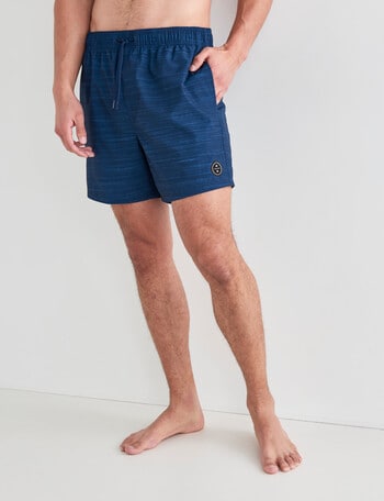 Gasoline Solid Swim Short, Navy product photo
