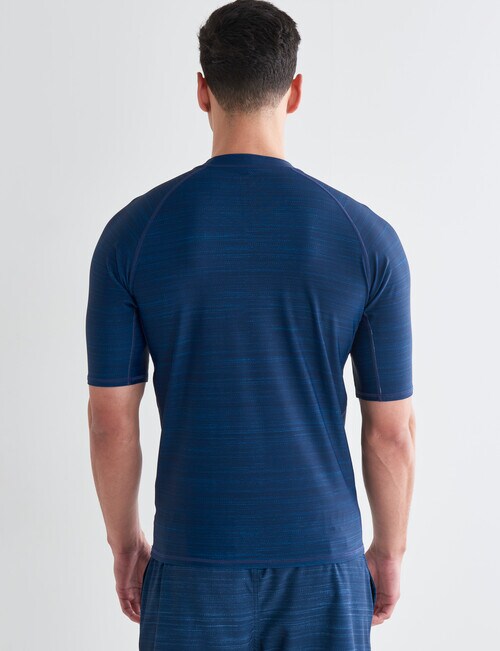 Gasoline Solid Rash Top, Navy product photo View 02 L
