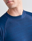 Gasoline Solid Rash Top, Navy product photo View 04 S