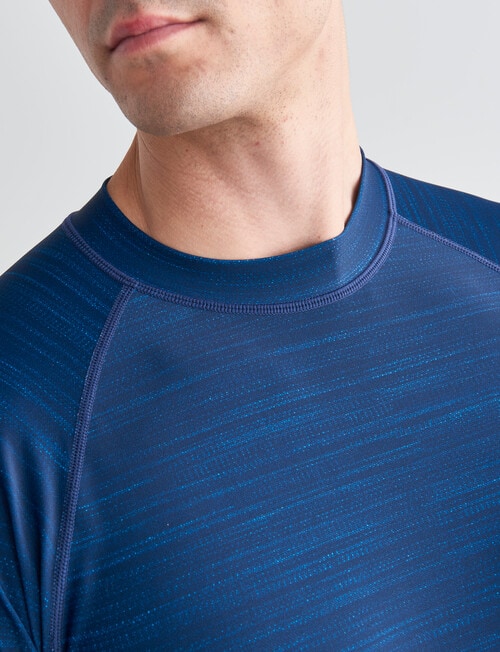 Gasoline Solid Rash Top, Navy product photo View 04 L