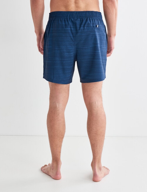 Gasoline Solid Swim Short, Navy product photo View 02 L