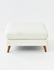LUCA Furniture Hendrix Leather Ottoman product photo